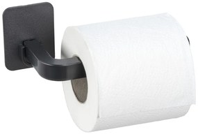 Черен пластмасов държач за тоалетна хартия без пробиване Parma – Allstar