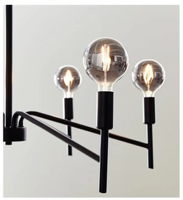 Черно висящо осветително тяло , ø 70 cm Monarch - Markslöjd