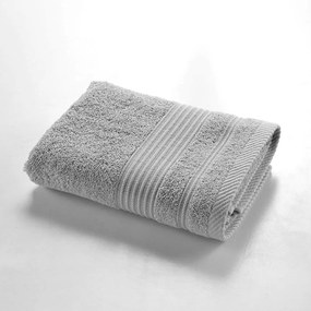 Светлосива памучна кърпа от тери 50x90 cm Tendresse – douceur d'intérieur