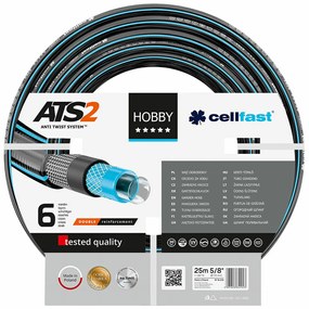 Маркуч Cellfast Hobby Ats2 PVC 25 m Ø 15 mm 6 слоя