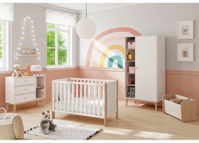 Бяла детска библиотека 70x42 cm Esteban – Marckeric