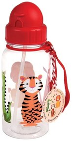 Червена тританова детска бутилка 500 ml Colourful Creatures – Rex London