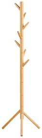 Бамбукова стойка за връхни дрехи в естествен цвят ø 50x163 cm Wanaka – House Nordic