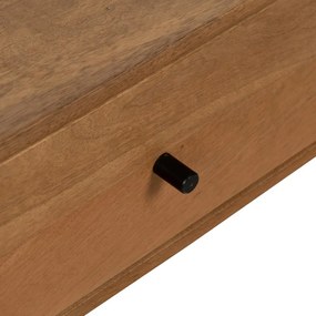 Масичка за кафе от масив от минди в естествен цвят 60x120 cm Mahón – Ixia