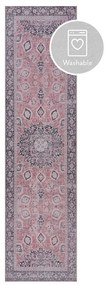 Розов миещ се килим 60x230 cm FOLD Somerton - Flair Rugs