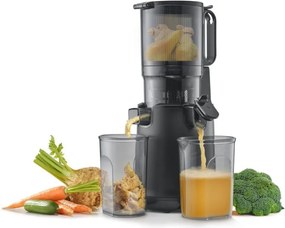 Бавна сокоизтисквачка Caso Juice Fit Pro, 250W, 1 л, 40 об/мин, Safety Stop, Тиха работа, Черен мат
