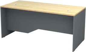 Офис бюро Venturo TopMebel от меламин в антрацит - дъб 180x80x75cm