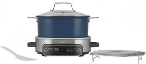 Мултикукър Ninja MC1101EU, 1400W, 6 л, 8 програми, Таймер, Студени дръжки и основа, Среднощно синьо