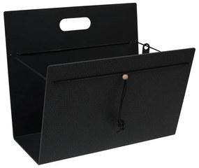 Стойка за списания от метал и еко кожа Hippo L – LIND DNA