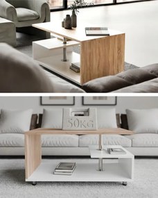 Модерна масичка за кафе Orlando с долен рафт - 95×55×50 cm Сив