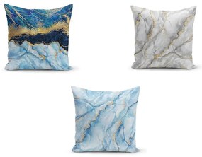 Комплект от 3 калъфки за възглавници Azuro Cassie, 45 x 45 cm - Minimalist Cushion Covers