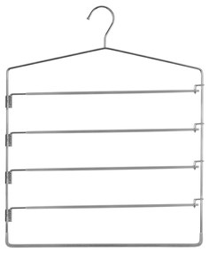 Многократна Закачалка за Панталони 5 в 1 5five Сребрист Желязо (37 x 44,8 cm)