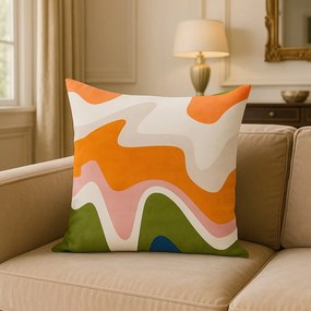 Калъфка за възглавница 43x43 cm Squiggly Orange – Mila Home