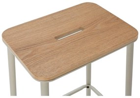 Кремави бар столове в комплект 2 бр. (височина на седалката 65 cm) Abba – Marckeric