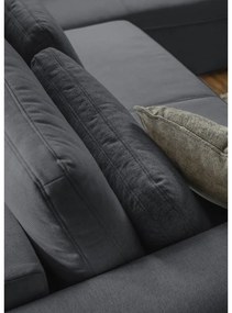 Тъмносив ъглов разтегателен диван (U-образен) Homely Tommy - Miuform