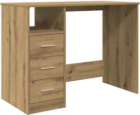 855853 vidaXL Бюрото Artisan Oak 102x50x76 cm Инженерна дървесина