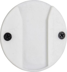 Бяла стъклена LED стенна лампа с USB ø 15,5 cm Earl – Reality