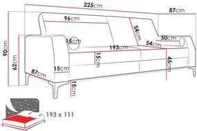 Диван Noelia 3-seater