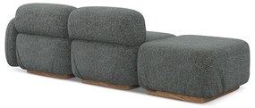 Сив модулна лежанка (десен ъгъл) Ailani – Makamii