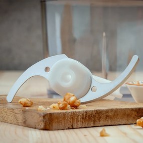 Чопър Oliver Voltz Daisy OV51111W, 600W, 1 литър, Двоен стоманен нож, Стъклена купа, Черен