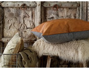 Кожена двустранна възглавница , 60 x 60 cm Lodge - Södahl