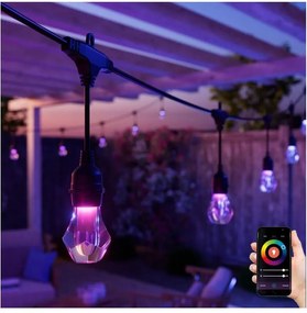 Nanoleaf NF084E00-20SLO- LED RGBWIC Разширителен гирлянд 20xLED 15m Wi-Fi IP65