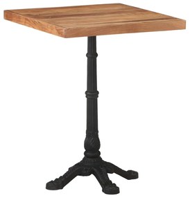 321085 vidaXL Бистро маса, 60x60x76 см, акациево дърво масив