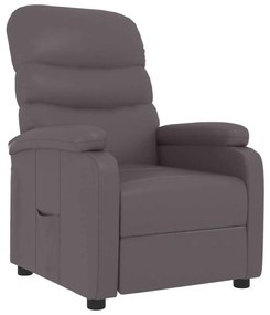 289685 vidaXL Наклоняем стол, сив, изкуствена кожа