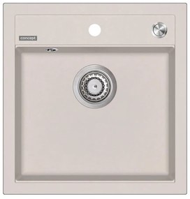 Concept DG00C50BE - Кухненска мивка CUBIS 49x51 см, гранитна, бежова