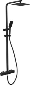 Душ комплект с термостатен смесител NAESBY матово черно