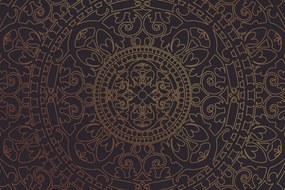 Тапет – Ориентален златен орнамент