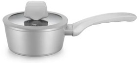 Комплект тенджери и тигани Royalty Line T010-Silver, 10 части, Мраморно покритие, Индукция, Сребрист