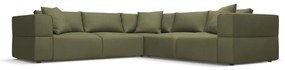 Светлозелен променлив ъглов диван Esther – Milo Casa