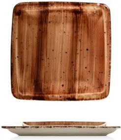 Gural Porselen - Brown Квадратна чиния 19x19cm. (NBNORD19X19DU50KH)