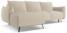 Бежов ъглов диван (ляв ъгъл) Malie – Makamii