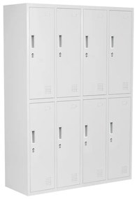 Метален шкаф Carmen CR-1276 K - сив
