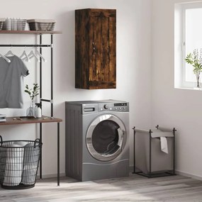 Sonata H Стенен шкаф опушен дъб 34,5x34x90 см инженерно дърво