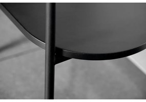 Черна метална стойка за умивалник 40x82 cm Puno – Sapho