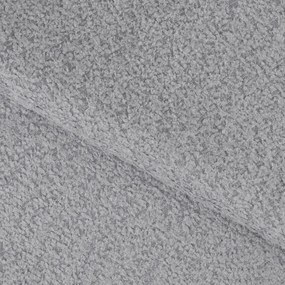 Сив разтегателен ъглов диван от букле (ляв ъгъл U форма) Feraria – ELTAP