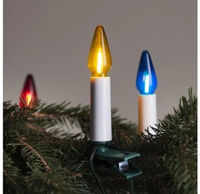 LED Екстериорни лампички FELICIA FILAMENT 20xE10 19 м цветен/топло бял IP44