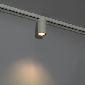 Модерен бял прожектор за 1-фазова релсова система GU10 35mm - Iconic Ruby Honey