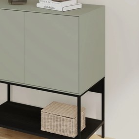 Зелено-черно шкафче 80x90x40 cm Amira – Marckeric