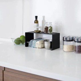 Черен метален допълнителен рафт 30,5x14 cm Tower – YAMAZAKI