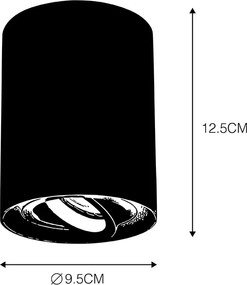Интелигентен дизайнерски прожектор златен вкл. GU10 WiFi източник на светлина - Rondoo Up