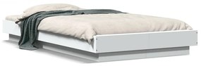 3281203 vidaXL Рамка за легло, бяла 100x200 см, масивно дърво