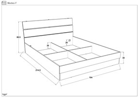 Спалня 160/200 Медея + матрак