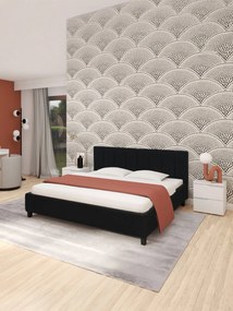 Тапицирано легло Erling-Графит-180 x 200