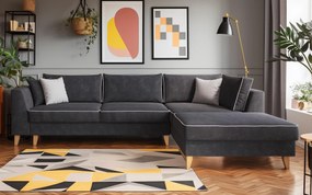 Разтегателен ъглов диван Болоня