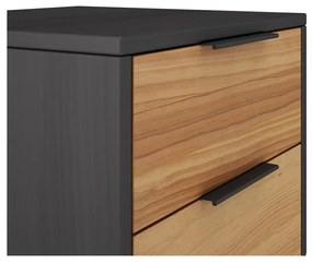 Нощно шкафче от борова дървесина в естествен цвят Lavis - Marckeric