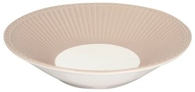 Бежова порцеланова купа за паста Alice, ø 23 cm - Green Gate